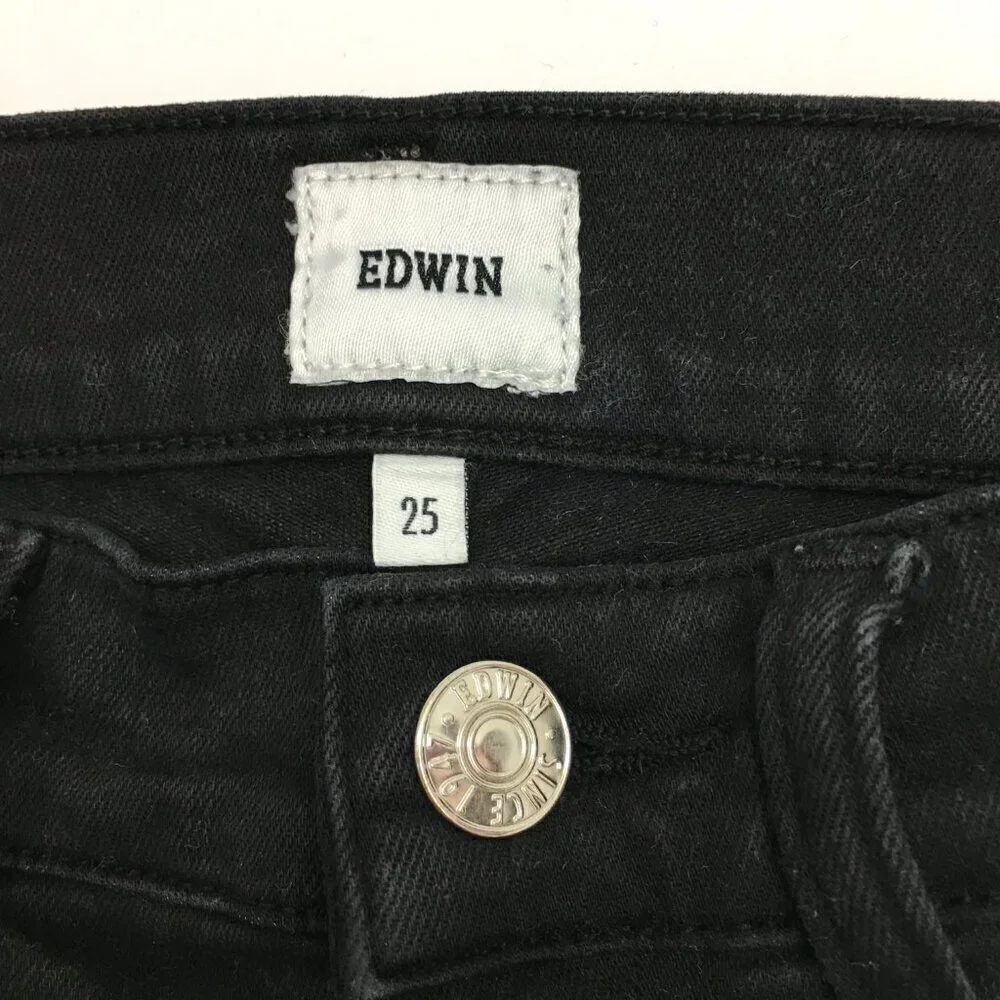 Edwin Women's Black Skinny Jeans Candice 10